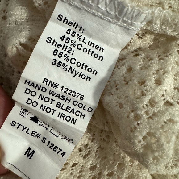 Mustard Seed Square Cut Mini Dress NWT sz Med - Picture 6 of 6